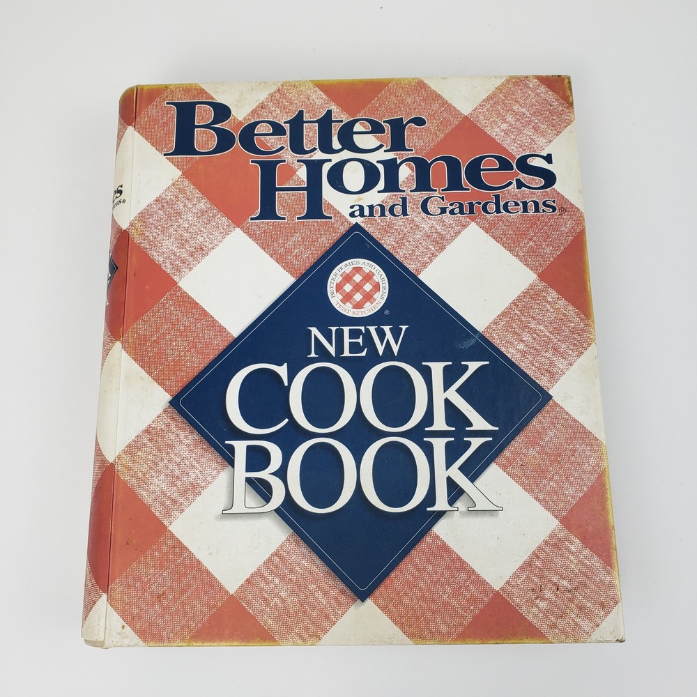 Better Homes and Gardens New Cook Book Red Plaid 5 Ring Binder 1996 11th Edition